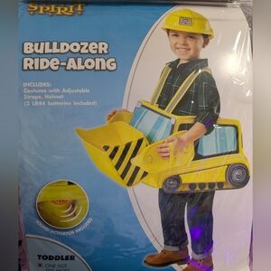 Spirit Kids Bulldozer Ride-Along Costume - Yellow